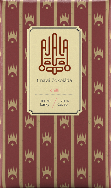Ajala 70% Cocoa Organic Dark Chocolate with chilli
